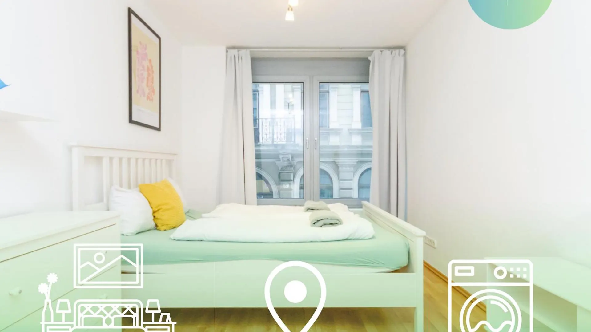 Diplomat Quarter 2 Bdr Apt By Newave Apartments Budapest